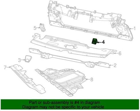 Mopar 68251091AA Bracket Closure in Kuwait