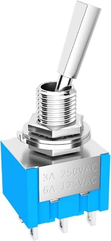 Mini Toggle Switch 3 Position 2 Position ON Off ON DPDT DPST Flat Handle for Car Truck DIY Projects Household Appliances in Saudi Arabia