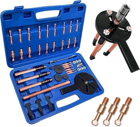 36-in-1 Bearing Puller Kit,Blind Hole Bearing Puller,Gear Puller Set with 3 Jaw Puller Hooks,Internal/External Bearing Removal Tool for Cars, Motorcycles and Various Machinery in Saudi Arabia