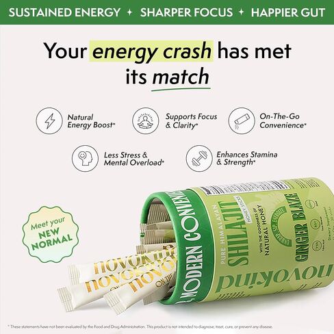 Pure Himalayan Shilajit Sticks with Honey | Discovery Set - Cardamom, Cinnamon, Ginger, Lemon | On-The-Go Natural Energy | 75%+ Fulvic Acid | 85+ Trace Minerals for Men & Women, Pack of 16 in Saudi Arabia
