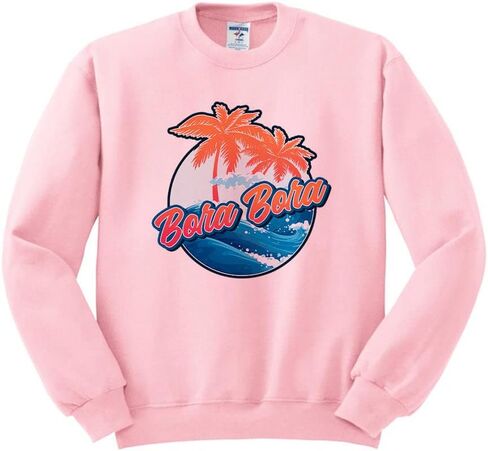 TeesAndTankYou Tropical Bora Bora Sweatshirt Unisex in Saudi Arabia