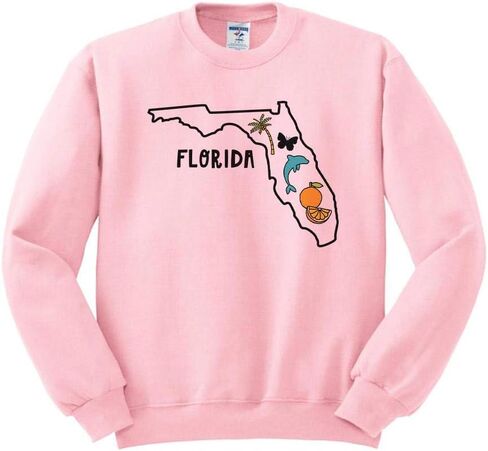Teesandtankyou Florida Symbols Sweatshirt للجنسين in Kuwait