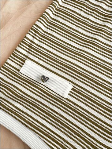 Verdusa Women's Striped Halter Romper Casual Summer Sexy Romper Short 2025 Date Night Outfits in Saudi Arabia