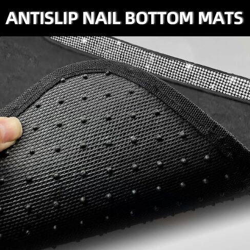 NBTEPEM Bling Car Floor Mats Full Set and Steering Wheel Cover, Universal Fit Most Cars, 4 pcs Sparkle Glitter Diamond Carpet, 5 pcs Bling Car Accessories Set for Women (Silver Diamond) in Saudi Arabia