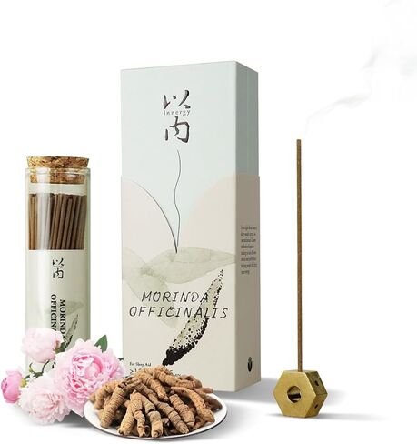 Innergy Herbal Incense Sticks – Natural Tibetan Blend for Sleep, Intimacy & Relaxation | Includes Copper Holder, 150 Sticks in Kuwait