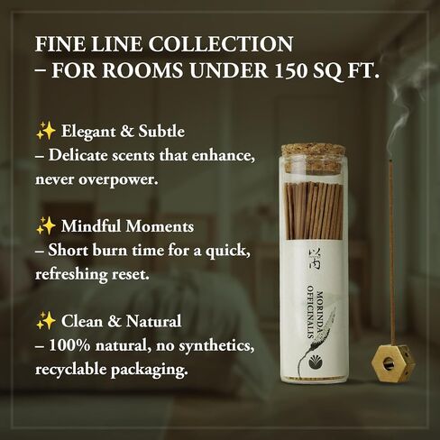 Innergy Herbal Incense Sticks – Natural Tibetan Blend for Sleep, Intimacy & Relaxation | Includes Copper Holder, 150 Sticks in Kuwait
