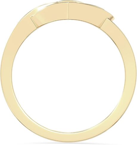 Natural Gemstone Infinity Heart Promise Ring for Women in 925 Silver/18K Yellow/Rose Gold Vermeil, Birthstone Jewelry Gifts for Her Birthday, Wedding Anniversary, Graduation, Christmas, Mothers Day in Saudi Arabia