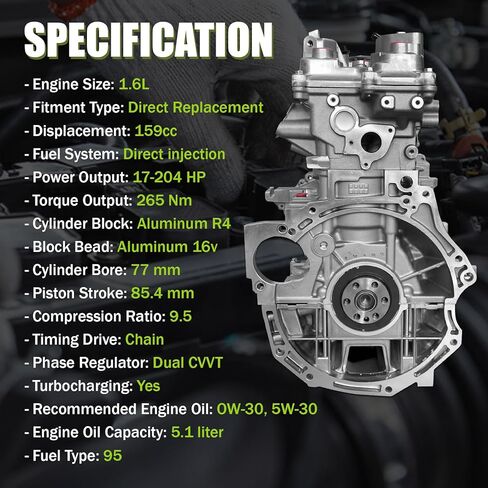 G4FJ 1.6L E-Ngine Assembly 1.6t لـ Hyundai Accent Verna (RB/RC) 2011-17 ، من أجل Elantra (AD) 2017-20 ، لـ Lafesta 2018-22 ، لـ Kia Ceed (JD) 2012-18 ، K4 2014-21 ، لـ KX3 (KC) 2015-19 in Saudi Arabia
