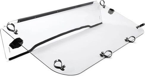 Kojem 1/4'' Thick Windshield Compatible with 2009-2023 KAWASAKI MULE 4000/KAWASAKI MULE 4010 MODEL Flip up Folding Clear Windshield in Saudi Arabia