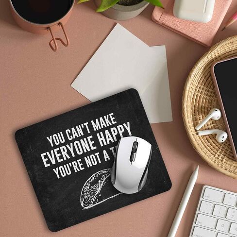 لوحة ماوس TNUW Christian Bible Verse مقاس 9.4 × 7.9 بوصة، عندما يغمر قلبي مزمور 61: 2 لوحة ماوس مطاطية غير قابلة للانزلاق لديكور المكتب، هدايا لوازم مكتبية للكمبيوتر المحمول والنساء والرجال in Kuwait