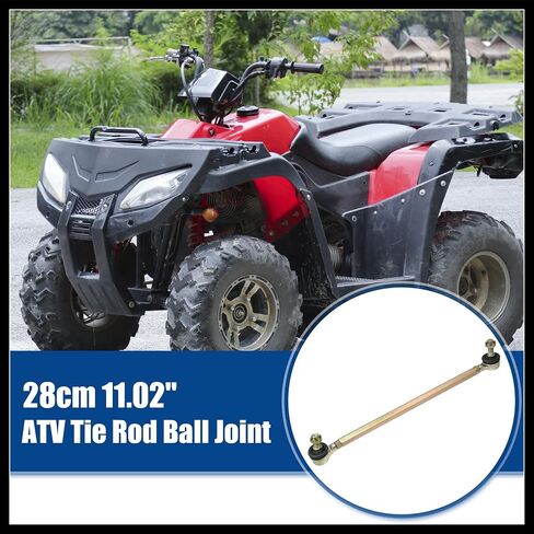 28cm 11.02" Steering Tie Rod Ball Joint Tie Rod Assembly Fit for 50cc 70cc 90cc 110cc 125cc 150cc 200cc 250cc ATV Four Quad - Pack of 1 Durable Material in Saudi Arabia