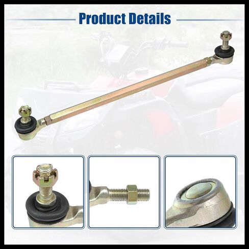 28cm 11.02" Steering Tie Rod Ball Joint Tie Rod Assembly Fit for 50cc 70cc 90cc 110cc 125cc 150cc 200cc 250cc ATV Four Quad - Pack of 1 Durable Material in Saudi Arabia