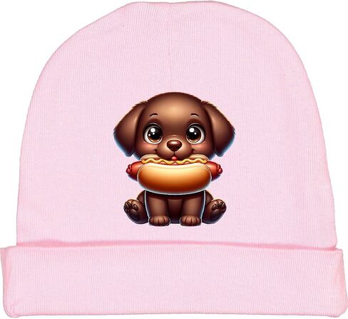 Inktastic Labrador Puppy Chocolate Lab Baby Beanie Hat in Saudi Arabia