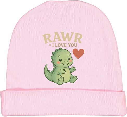 inktastic Cute Dinosaur Rawr Means I Love You Baby Beanie Hat in Saudi Arabia