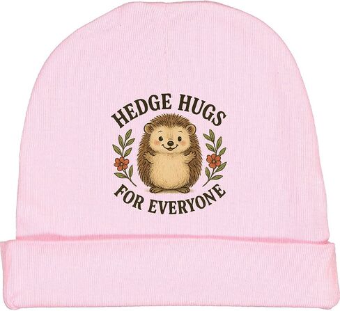 inktastic Cute Hedgehog Hedge Hugs for Everyone Baby Beanie Hat in Saudi Arabia