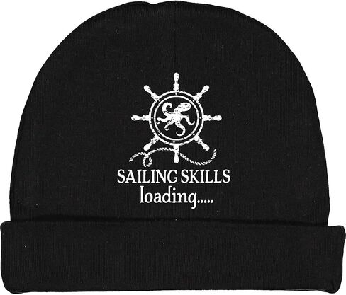 inktastic Sailing Skills Loading Maritime Boating Baby Beanie Hat in Kuwait