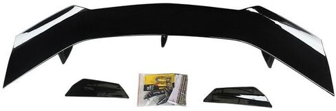 ZL1 1LE Style Trunk Lid Spoiler Wing Kit Compatible with for Chevrolet Camaro SS RS LT ZL All Models 2016 2017 2018 2019 2020 2021 2022 2023 2024 Without Rear Spoiler Camera (Glossy Black) in Saudi Arabia