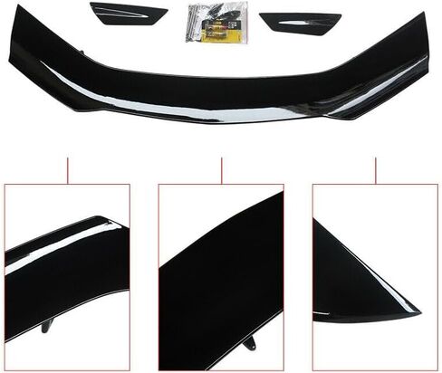 ZL1 1LE Style Trunk Lid Spoiler Wing Kit Compatible with for Chevrolet Camaro SS RS LT ZL All Models 2016 2017 2018 2019 2020 2021 2022 2023 2024 Without Rear Spoiler Camera (Glossy Black) in Saudi Arabia