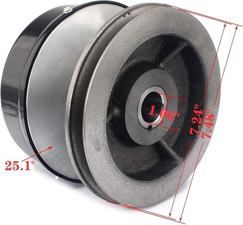 Primary Drive Clutch & 28 Degree Secondary Driven Clutch for EZGO 4-cycle Gas Golf Cart 1991 up, Replace OEM:23817-G1,26952-G01,26952-G02,26301-G03 in Saudi Arabia