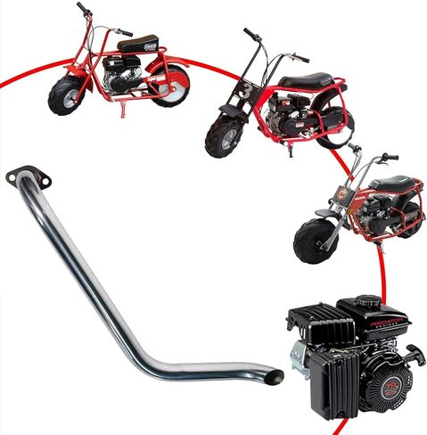 jmchstore اليسار الميل الأنبوب الطويل لكولمان CT100U CC100X 98CC ، ل FRP GMB100 MINI دراجة المفترس 79CC 3HP المحرك ، Massimo MB100 79CC MINI دراجة ، 154F 3.0 HP أجزاء محرك in Kuwait