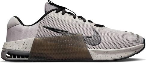 حذاء رياضي رياضي للتمارين الرياضية للرجال من Nike Metcon 9، Lt Iron Ore Flat Pewter Black، 10 in Saudi Arabia