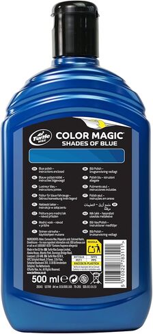 Turtle Wax 52709 Color Magic Car Paintwork Polish يستعيد اللون والأشرار الأزرق 500 مل in Saudi Arabia