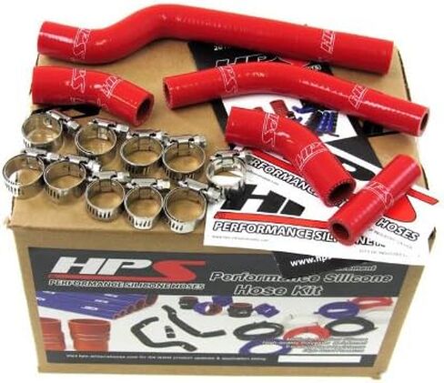HPS (57-1260-RED) مجموعة خرطوم الرادياتير السيليكون لـ Yamaha WR250F in Kuwait
