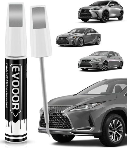 Present White Pearl (085) لمس الطلاء المتوافق مع Lexus Match 2 في 1 لمس UP PEN للرقائق وإصلاح Nicks مع 2pcs القابلين للتصرف فائقة الدقة in Saudi Arabia