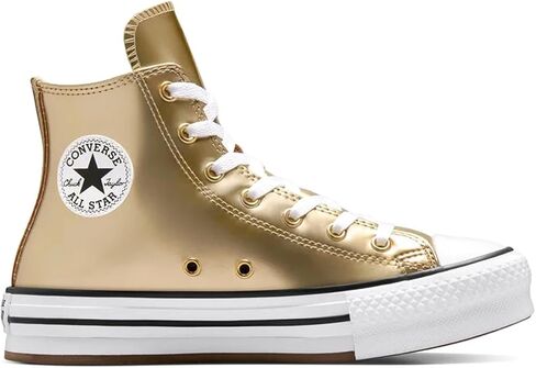 Converse Girl's Chuck Taylor All Star Eva Lift Platform Metallic (Big Kid) in Saudi Arabia