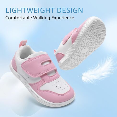 Toddler Wide Toe Box Barefoot Shoes Girls Boys Sneakers Zero Drop Kid Tennis Running Shoes Lightweight Non-Slip Comfortable First Walking Shoe Outdoor Activities School in Saudi Arabia