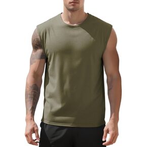 Mens Sleeveless Tank Tops Athletic Summer Fitness Running Workout Shirt for Men 1 or 3 Pack in Kuwait