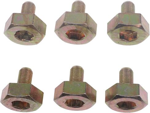Ztuoauma 6x Blade Bolts K5651-34372 K5651-34370 1913-2200 متوافق مع Kubota Riding Mowers ZD321 ZD326S in Saudi Arabia