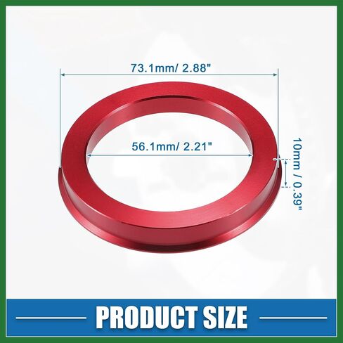 Motoforti Car Hub Rings Centric OD 73.1mm إلى ID 56.1mm محور الخواتم المركزية العجلات التجوي in Kuwait