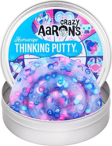 Crazy Aaron's Transparent Thinking Putty - 4" Falling Water Liquid Glass See Through Putty Tin - 90 Grams, Never Dries Out in Kuwait