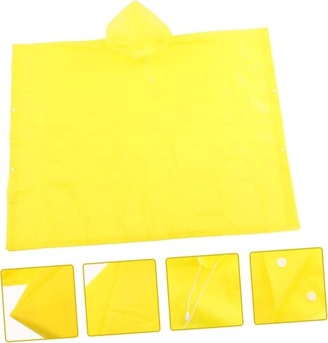 ToyAndona Outdoor Rain Poncho للبالغين معطف واق من المطر المعطف الطارئ مريح للسفر والاستخدام اليومي للتصميم الخفيف وخفيفة الوزن للتنزه وركوب الدراجات in Saudi Arabia