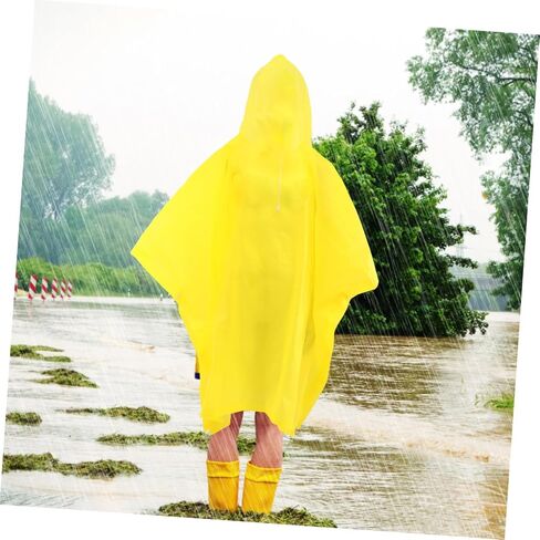 ToyAndona Outdoor Rain Poncho للبالغين معطف واق من المطر المعطف الطارئ مريح للسفر والاستخدام اليومي للتصميم الخفيف وخفيفة الوزن للتنزه وركوب الدراجات in Saudi Arabia