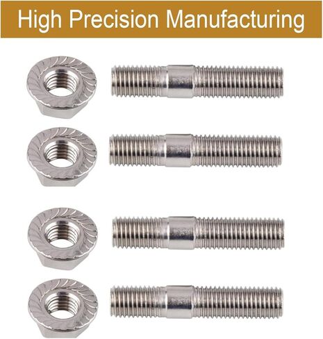 4pcs الفولاذ المقاوم للصدأ M10-1.25x48mm mifond suds stud kit متوافق مع هوندا متوافق مع نيسان متوافق مع تويوتا in Kuwait