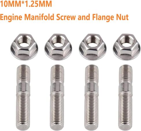 4pcs الفولاذ المقاوم للصدأ M10-1.25x48mm mifond suds stud kit متوافق مع هوندا متوافق مع نيسان متوافق مع تويوتا in Kuwait