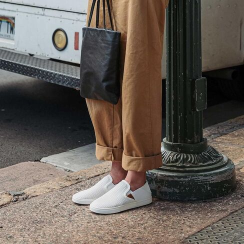 OLUKAI Pehuea Women's Slip On Sneakers, Casual Everyday Shoes with Easy On & Off Design, Breathable Mesh & Drop-in Heel, All-Day Comfort & Support in Saudi Arabia