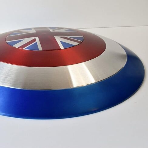 Captain Carter Shield, Handmade Mild Steel Carter Round Shield with Premium Leather Grip, Shield for Halloween, Cosplay in Saudi Arabia