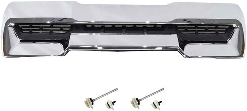 Front Hood Vent Compatible with 2020-2023 GMC Sierra 2500HD 3500HD, Chrome Bumper Air Vent Trim for Hood Scoop - Replacement OEM#84802216 | Part NO.84686275 in Kuwait