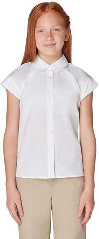 French Toast Girls' Short Sleeve Raglan Blouse in Saudi Arabia