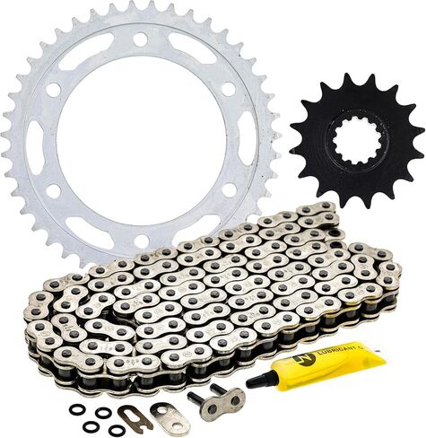 NICHE Drive Sprocket Chain Combo for Honda CBR600RR Front 16 Rear 43 Tooth 525VM-X X-Ring 112 Links in Saudi Arabia