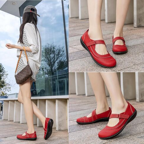 نساء مريح وخفيف الوزن ماري جين فلاتس متعددة الاستخدامات الأعمال غير الرسمية أحذية العمل in Kuwait