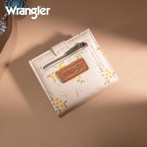 Montana West X Wrangler Womens Small Wallet Bifold Pitch Wallet for Girls RFID Money Protecters with Zipper Coin Pocket WG216-W065TN in Kuwait
