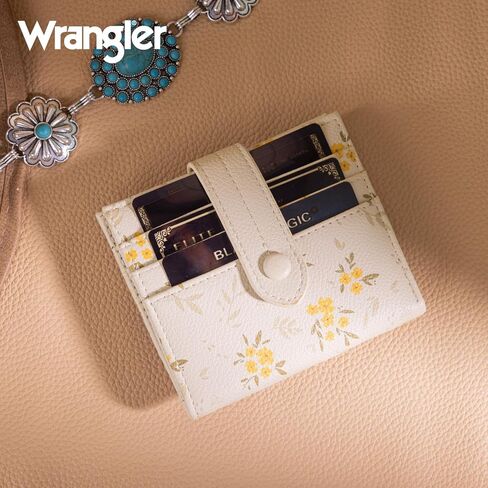 Montana West X Wrangler Womens Small Wallet Bifold Pitch Wallet for Girls RFID Money Protecters with Zipper Coin Pocket WG216-W065TN in Kuwait