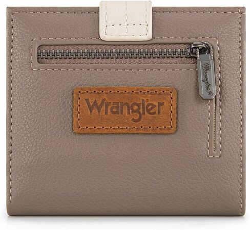 Montana West X Wrangler Womens Small Wallet Bifold Pitch Wallet for Girls RFID Money Protecters with Zipper Coin Pocket WG216-W065TN in Saudi Arabia