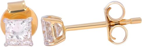 الذهب الصلب 0.50CT إلى 3.00CT شكل الأميرة FG/VS مختبر الماس المزر in Kuwait