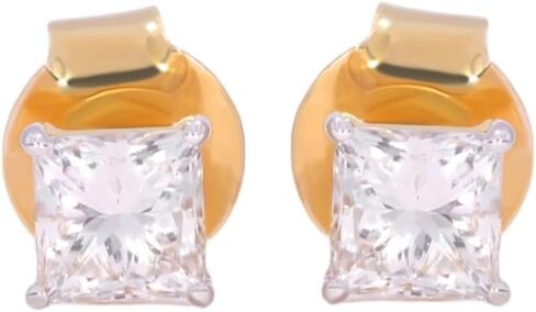 الذهب الصلب 0.50CT إلى 3.00CT شكل الأميرة FG/VS مختبر الماس المزر in Kuwait