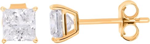 الذهب الصلب 0.50CT إلى 3.00CT شكل الأميرة FG/VS مختبر الماس المزر in Kuwait